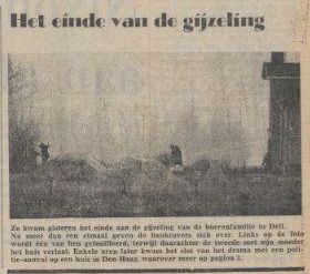 Bericht over het einde van de gijzeling in De Waarheid van 31 januari 1973 (KB)