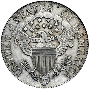 'E pluribus unum' op een halve dollar uit 1807 (cc)