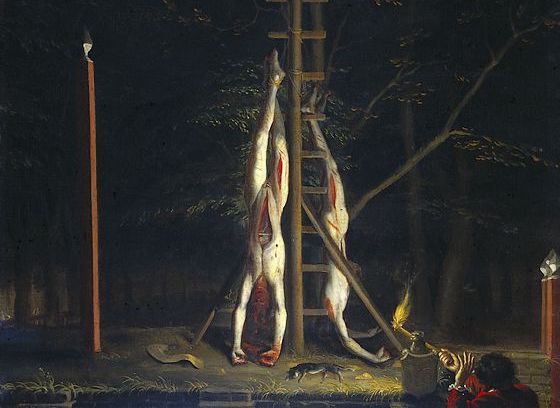 De lichamen van de gebroeders de Witt op het Groene Zoodje – Jan de Baen, ca. 1672-1702 (Rijksmuseum Amsterdam)