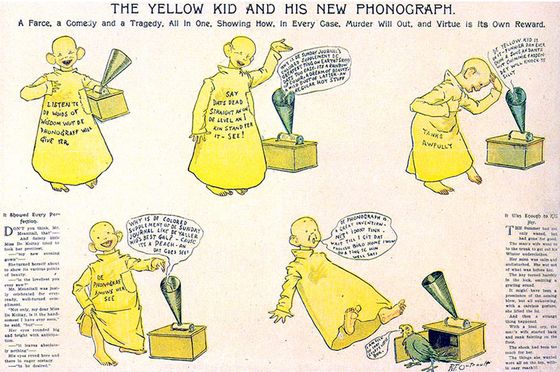 De 'yellow kid' van Richard F. Outcault