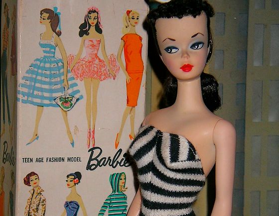 etiquette Airco Reclame 9 maart 1959 - 'Geboortedag' van Barbie - Geschiedenis